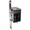 Racoorporated Electrical Box, 14 cu in, Switch Box, 1 Gang, Steel, Rectangular 574